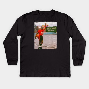 Michael Jordan - Vintage Kids Long Sleeve T-Shirt